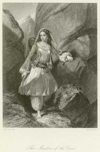 La doncella de la cueva de Edward Henry Corbould