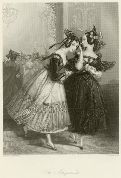 El baile de máscaras de Edward Henry Corbould