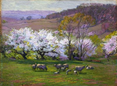 Tiempo de floración de Edward Henry Potthast