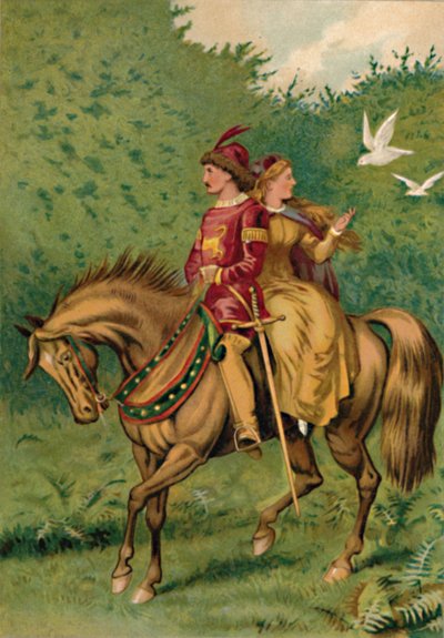 Cenicienta y el Príncipe, 1901 de Edward Henry Wehnert
