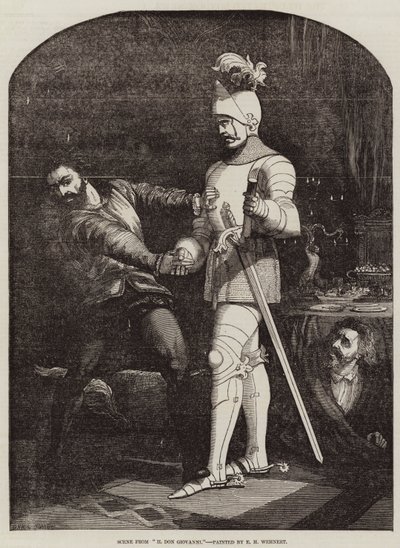 Escena de Il Don Giovanni de Edward Henry Wehnert