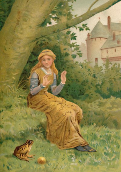 El Príncipe Rana y la Hija del Rey, 1901 de Edward Henry Wehnert