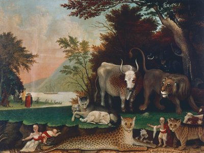 Reino Pacífico, ca. 1848 de Edward Hicks