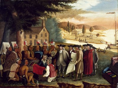 Tratado de Penn con los indios de Edward Hicks