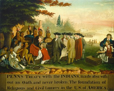 El Tratado de Penn con los Indios de Edward Hicks