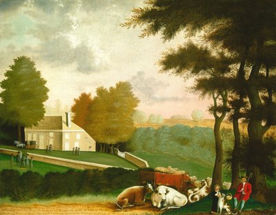 La tumba de William Penn, c. 1847-1848 de Edward Hicks