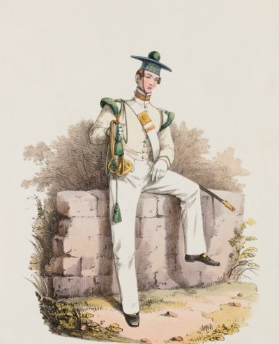 Corneta del Decimoséptimo, Uniforme de diario de Edward Hull