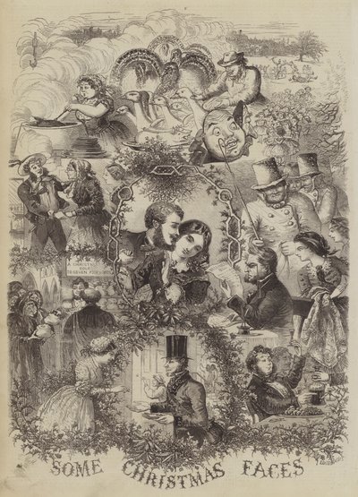 Algunas caras navideñas de Edward Hull