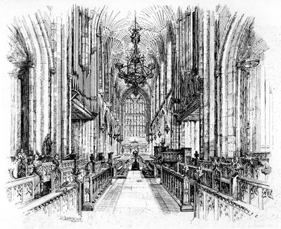 Abadía de Bath, Bath, Somerset, 1902-1903 de Edward J. Burrows