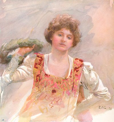 El cumpleaños, c. 1870-1906 de Edward John Gregory