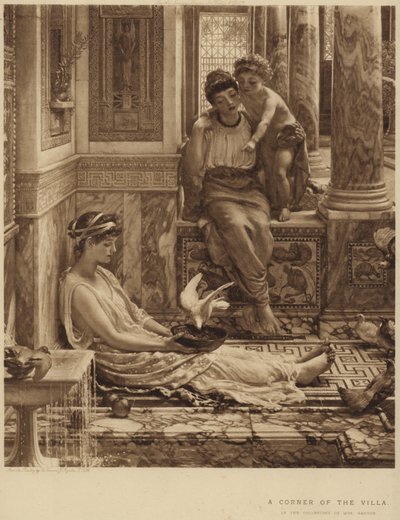 Un rincón de la villa de Edward John Poynter