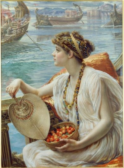 Carrera de barcos romanos de Edward John Poynter