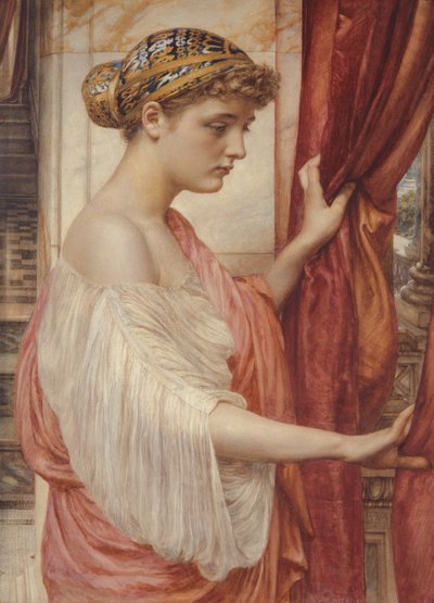 En la ventana, 1884 de Edward John Poynter