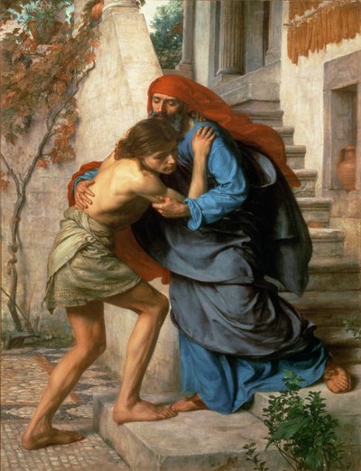 El Regreso del Pródigo, 1869 de Edward John Poynter