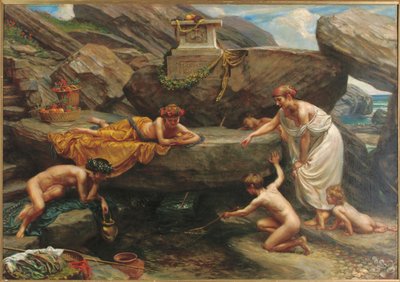 Las Maravillas de las Profundidades: un Idilio de Edward John Poynter