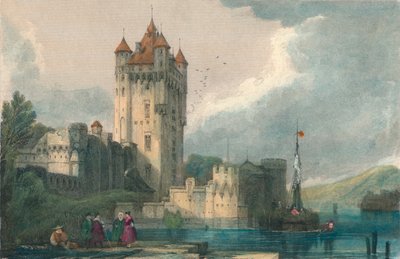 Las torres góticas de Ellfeld, c. 1834 de Edward John Roberts