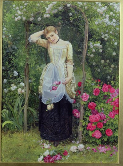El cenador de rosas, 1877 de Edward Killingworth Johnson