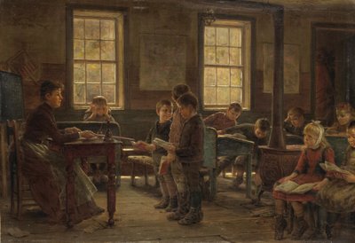 Una escuela rural, 1890 de Edward Lamson Henry