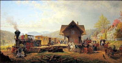 NY Met Lansom henry alojamiento de Edward Lamson Henry