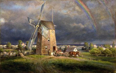Old Hook Mill, Easthampton de Edward Lamson Henry