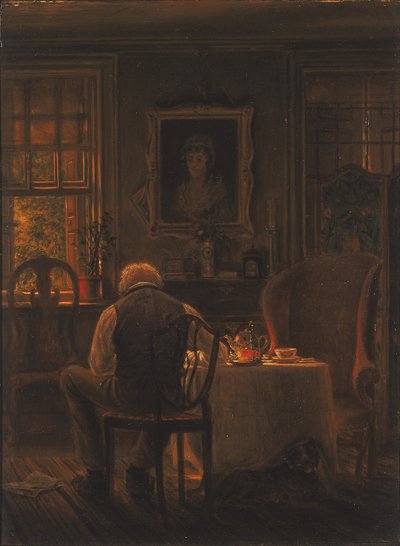 El viudo, 1873 de Edward Lamson Henry