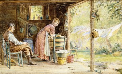 Día de lavado, 1890 de Edward Lamson Henry