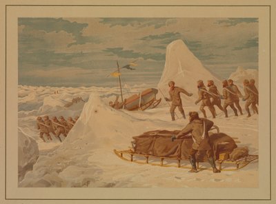 Bocetos polares. Sobre la Marcha del Norte, 8 de abril de Edward Lawton Moss