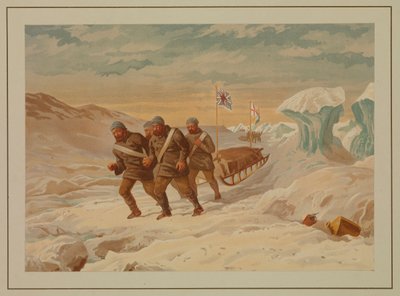 Bocetos polares. De regreso al barco tras un intento infructuoso de encontrar el Polo Norte de Edward Lawton Moss