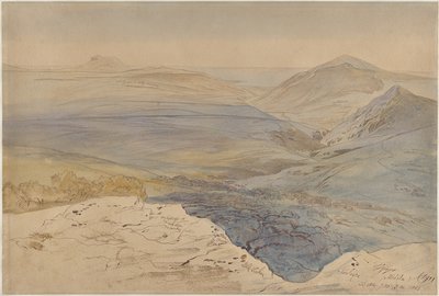 Vista de Citera, Grecia de Edward Lear