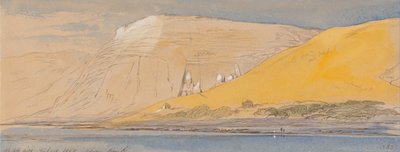 Abu Simbel, 10:30 am, 9 de febrero de 1867 (383) de Edward Lear
