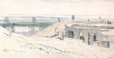 Abydos, 13:00 horas, 12 de enero de 1867 (134) de Edward Lear