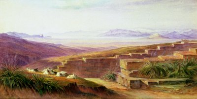 Argos desde Micenas, 1849 de Edward Lear