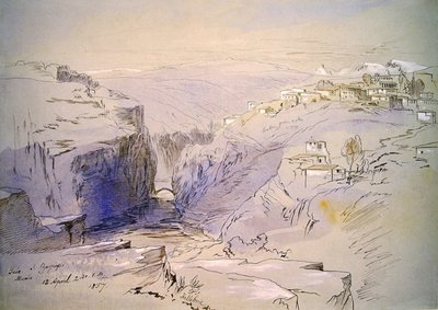 Baia, Zagora, Albania de Edward Lear