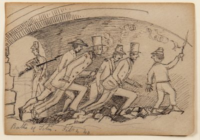 Baños de Tito, 1840 de Edward Lear