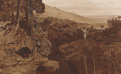 Bavella, Córcega, c.1868 de Edward Lear