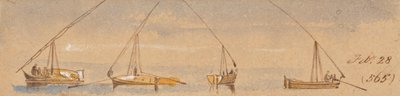 Barcos (dahabeahs); 28 de febrero [de 1867] (565) de Edward Lear