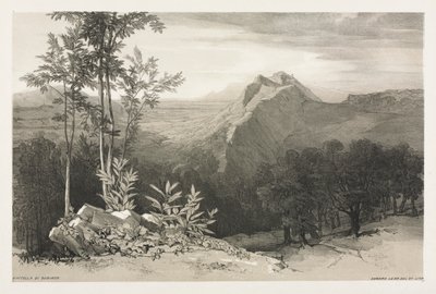 Civitella di Subiaco, c. 1840 de Edward Lear