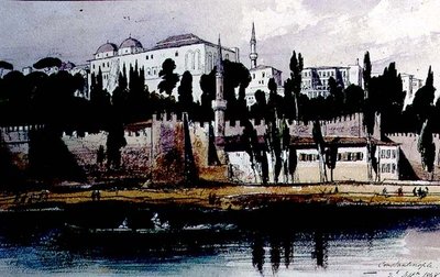 Constantinopla de Edward Lear
