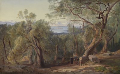 Corfú desde Santa Decca de Edward Lear