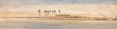 Deir Kadige, 1:00 p.m., 2 de enero de 1867 de Edward Lear