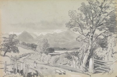 Derwentwater, septiembre de 1836 de Edward Lear