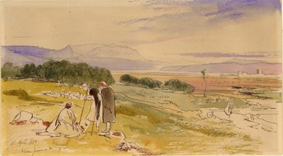 Vista distante de Janina de Edward Lear