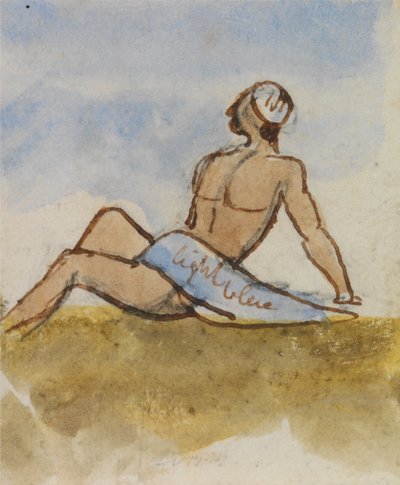 Hombre egipcio de Edward Lear