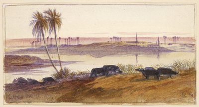 El Hon, Egipto, 1884 de Edward Lear