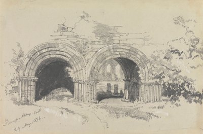 Furness Abbey East, 29 de agosto de 1836 de Edward Lear