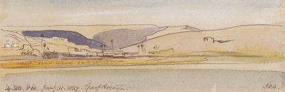 Garf Hosayn; 16:20 h, 31 de enero de 1867 (304) de Edward Lear