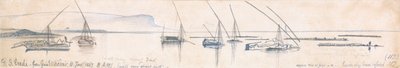 Gebel Sheikh Herederos de Gau el Kebir de Edward Lear