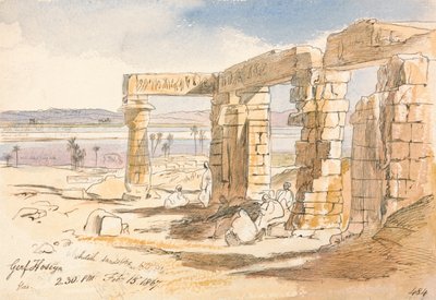 Gerf Hoseyn, 14:30 horas, 15 de febrero de 1867 (484) de Edward Lear