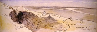 En el desierto cerca de Damasco de Edward Lear