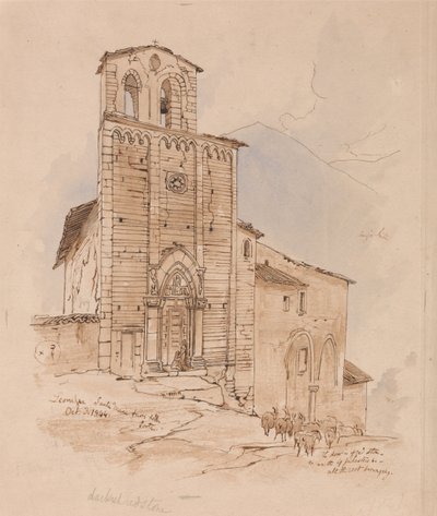 En León, 3 de octubre de 1844 de Edward Lear